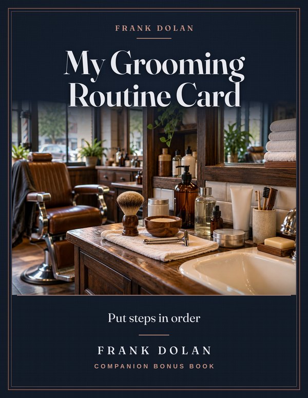 My Grooming Routine Card bonus book cover